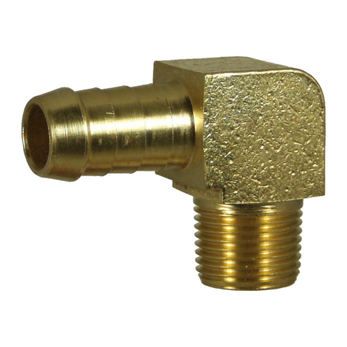 AIRLINE FITTING P6 1 X 1 90 ELBOW HOSE TAIL X BSP MALE - PK OF 1